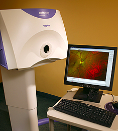 Optomap Retinal Exam